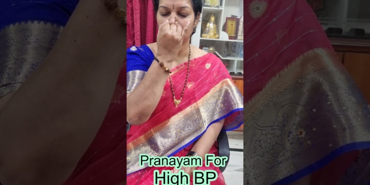 One Pranayam for High BP - Practice 5 Minutes regularly ππ