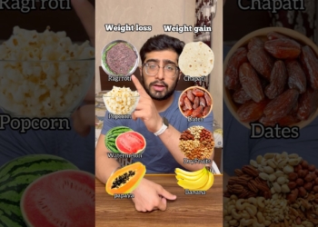WEIGHT LOSS & GAIN FOODS✅ #foodvlog #nutritionist #coach #fatloss #weightgain #shorts #diet #fitness