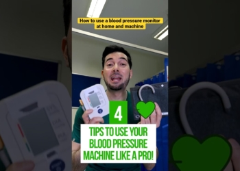 How to use a blood pressure monitor at home and machine