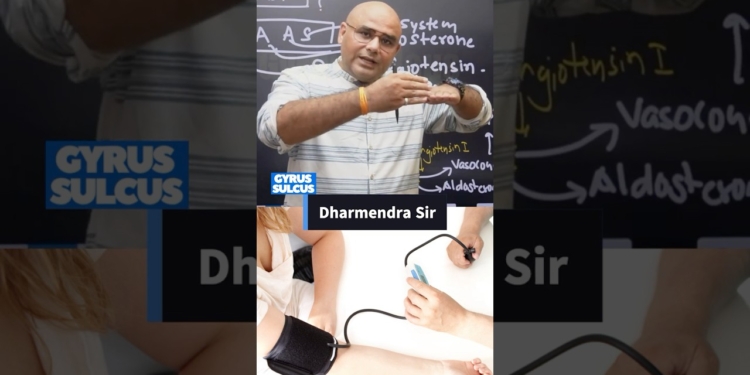 Salt & High Blood Pressure #dharmendrasir #biology #gyrussulcus #bloodpressure #upsc