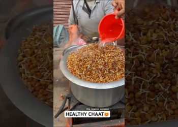 HEALTHY CHAAT😍 | Indian street food #shorts