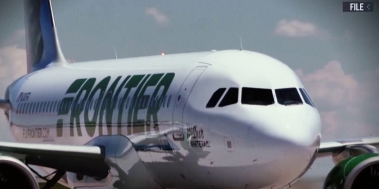 Dramatic video shows moment Frontier Airlines flight hits trespasser on runway