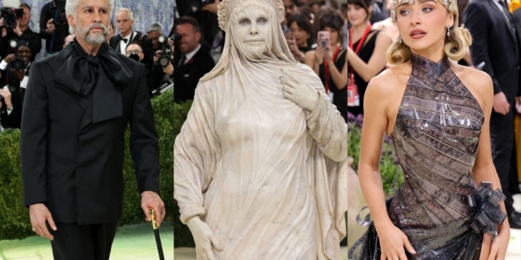 Heidi Klum, statue? Unique looks at Met Gala 2026