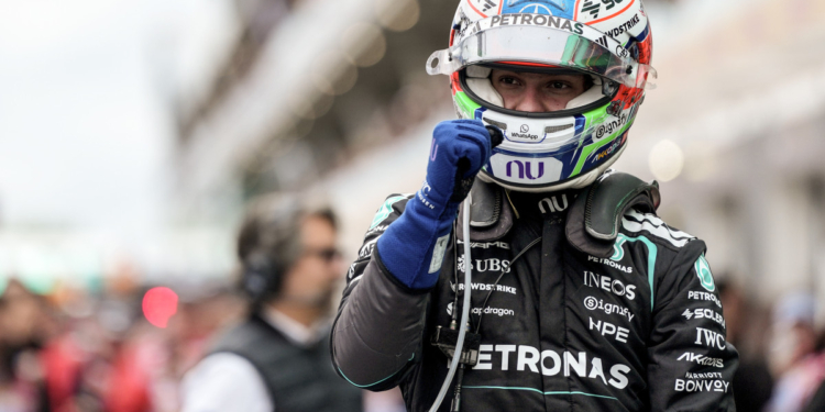 Kimi Antonelli wins fourth Formula 1 race in a row after George Russell’s car breaks down