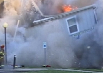 North Dakota apartment building collapses after fire