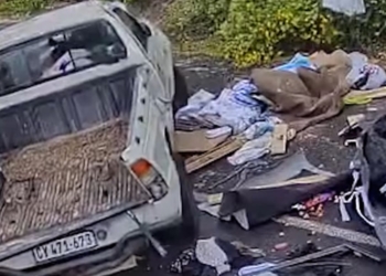 Pickup truck drives off a cliff in South Africa
