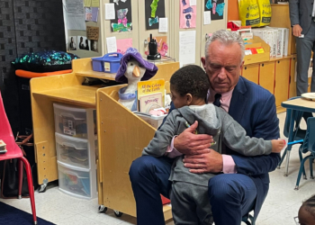 RFK Jr. Swaps Vaccine Talk for Healthy Foods and Reading to Tots in Push To Woo Voters