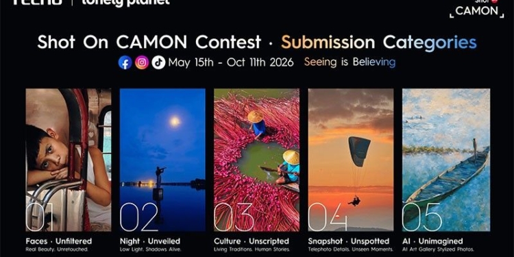Tecno unveils Camon photo contest with Lonely Planet in Philippines