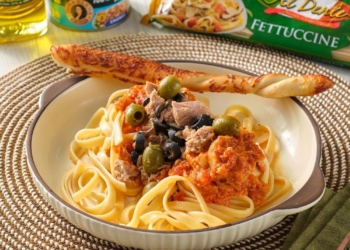 Tuna Puttanesca ala Vodka Sauce