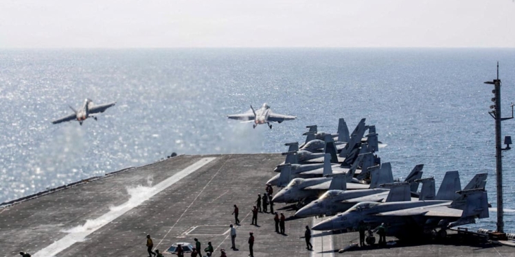 US says warplane disabled ship that tried to break Iran port blockade